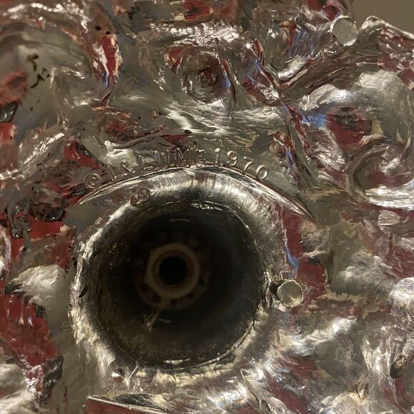 Vintage L&L WMC 1970 Barware Brandy Glass Holder Silver #3121 - Picture 4 of 5